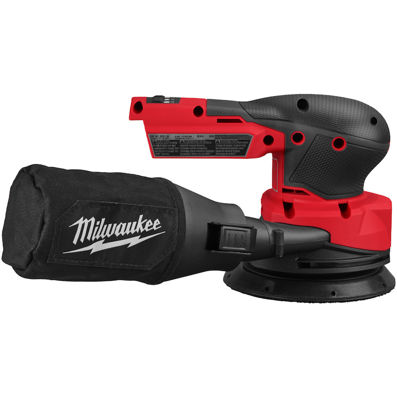 Milwaukee - Accu-excenterschuurmachine - M18 fuel M18 FROS125-0B - 18 V - ø 125 mm - body - in transporttas - 08119317
