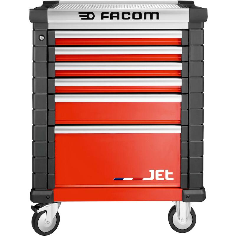 GEREEDSCHAPSWAGEN ROOD 6L.  JET.6M3A         FACOM