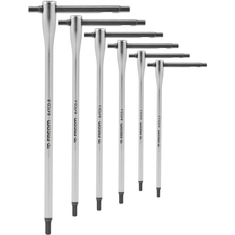 T-INBUSSLEUTELSET 2,5-8MM   84TCD.J6(6ST)    FACOM