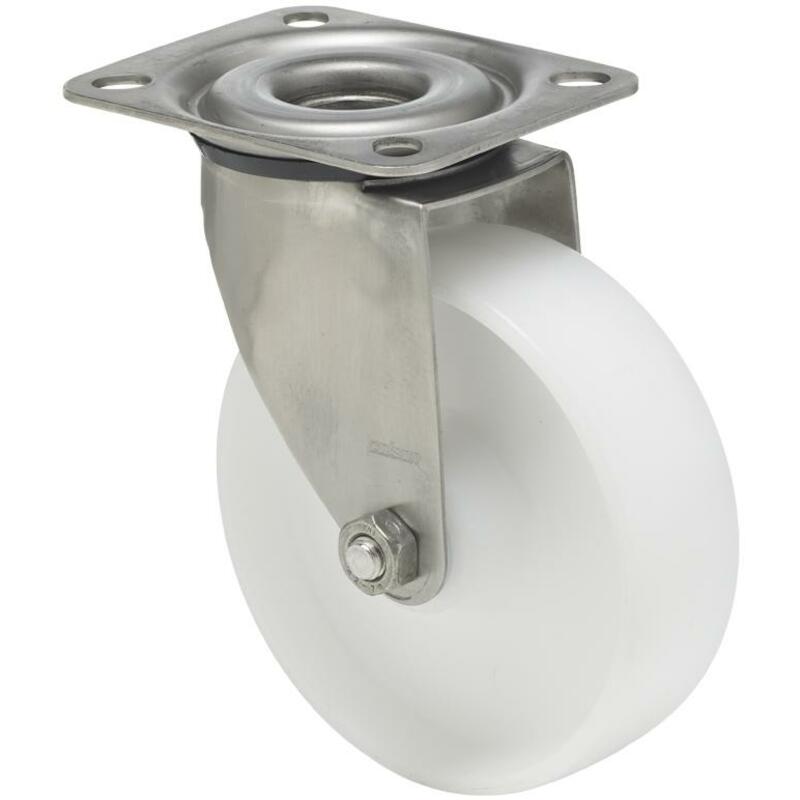 ROUE PIVOT.INOX/NYLON 100MM JXPN 1001 1100 - 150KG