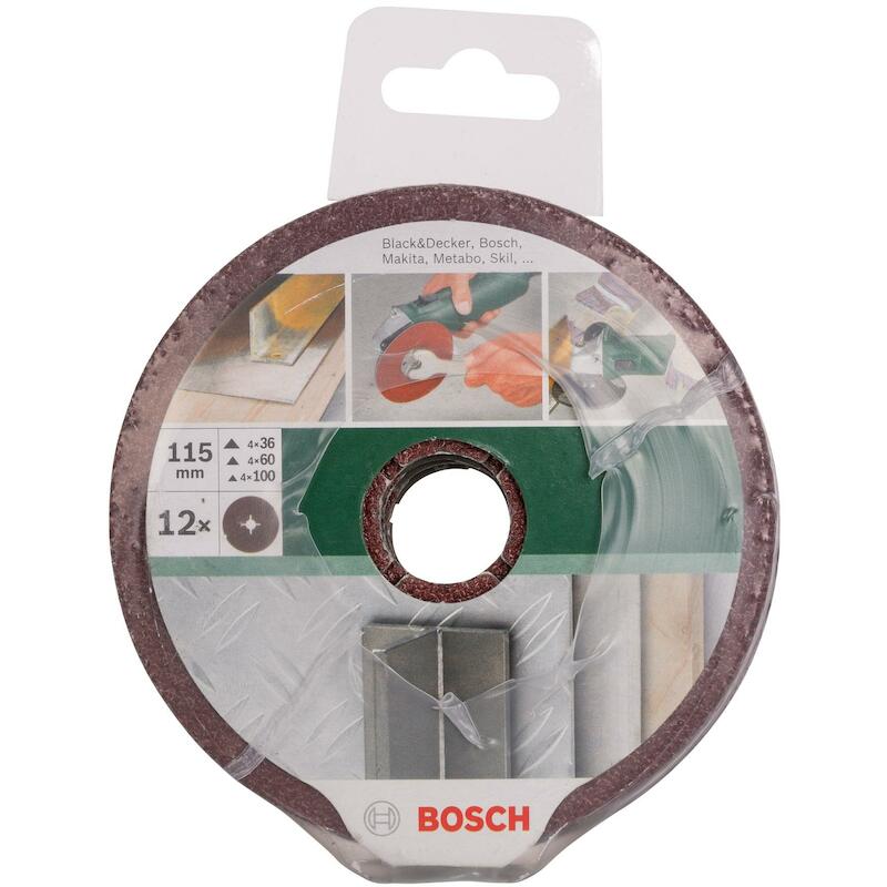 JEU DISQUES FIBR.115MM MÉT. 2609256248 DIVERS(12PC