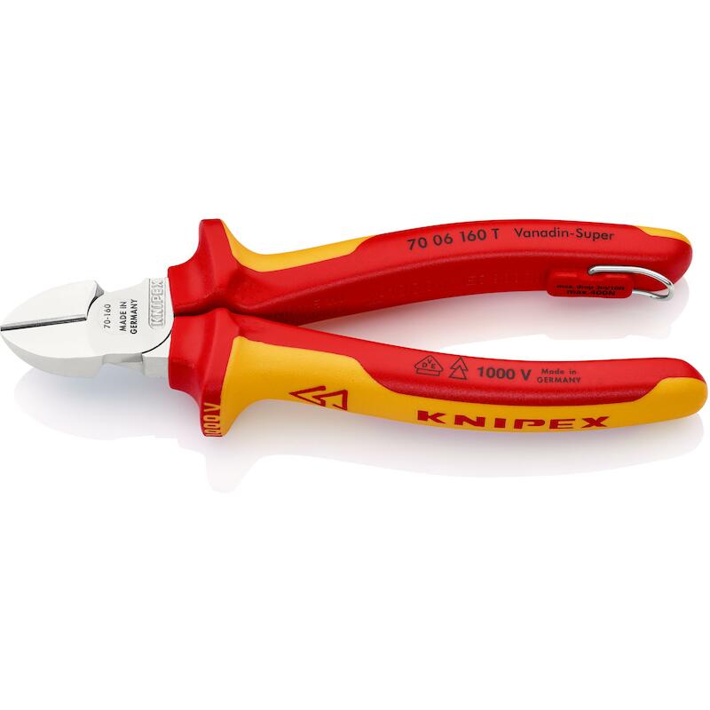 PINCE COUPANTE CÔTÉ VDE     70 06T - 160MM  KNIPEX