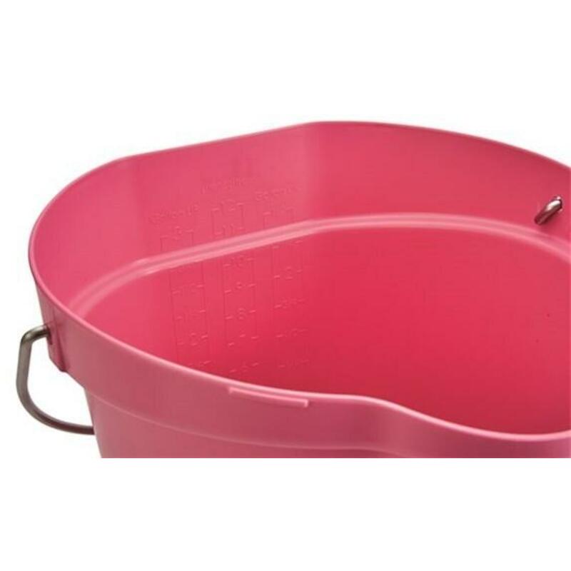 SEAU PP/INOX ROSE           5686/1 - 12L     VIKAN
