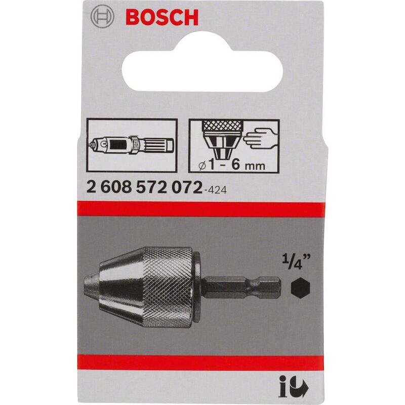 MANDRIN AUTOMATIQUE 1-6 1/4"2608572072 HEX   BOSCH