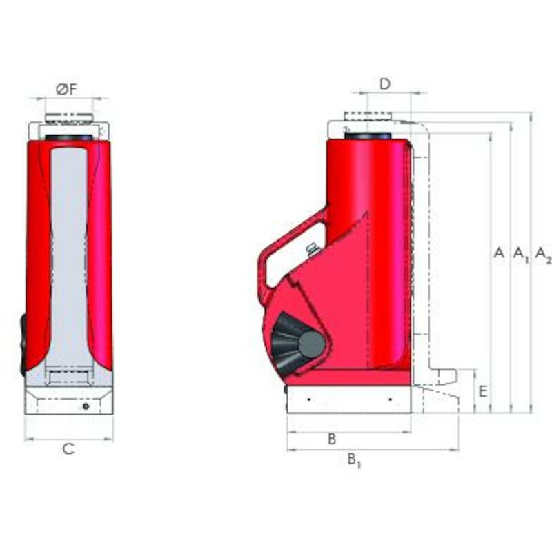 HI-FORCE  JAH630SR   VIJZEL 30 TON
