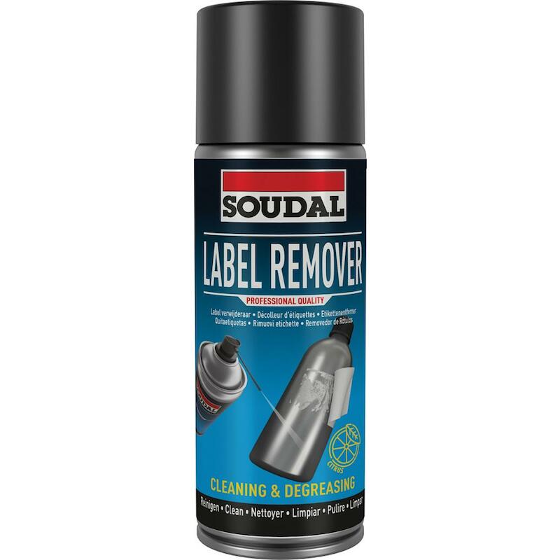 REINIGER SPRAY CITRUS 400ML LABEL REMOVER   SOUDAL
