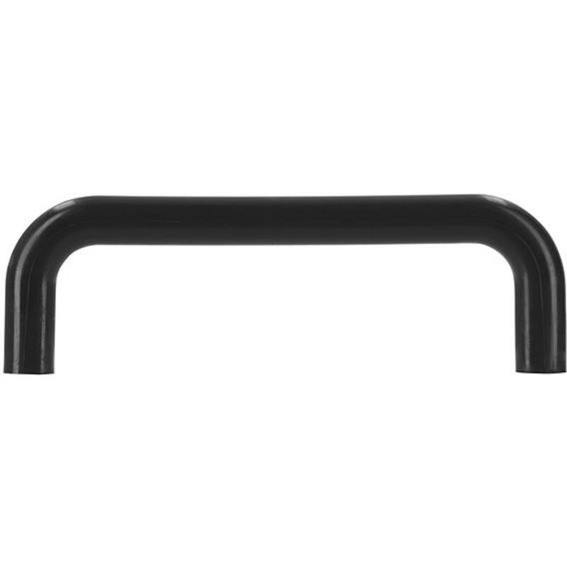 POIGNÉE EN U PVC NOIR       H121-106A3V2(2PCS)96MM