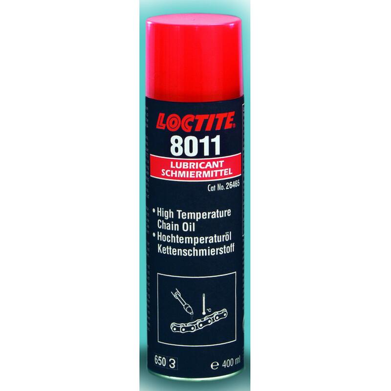 KETTINGOLIESPRAY HOGE TEMP. LB 8011 - 400ML LOCTIT