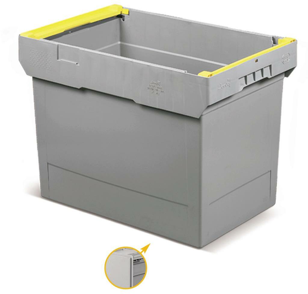 BAC EMPILABLE FPD8051AB01 600X430 GRIS FONCÉ  FAMI