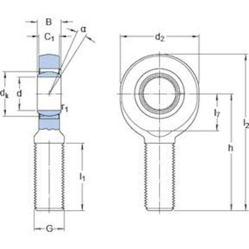 EMBOUT                      SA 12 E            SKF