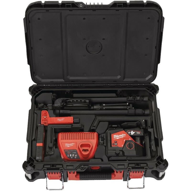 ACCUKRUISLIJNLASER 12V/4AH  M12 3PLKIT-401P MILWAU