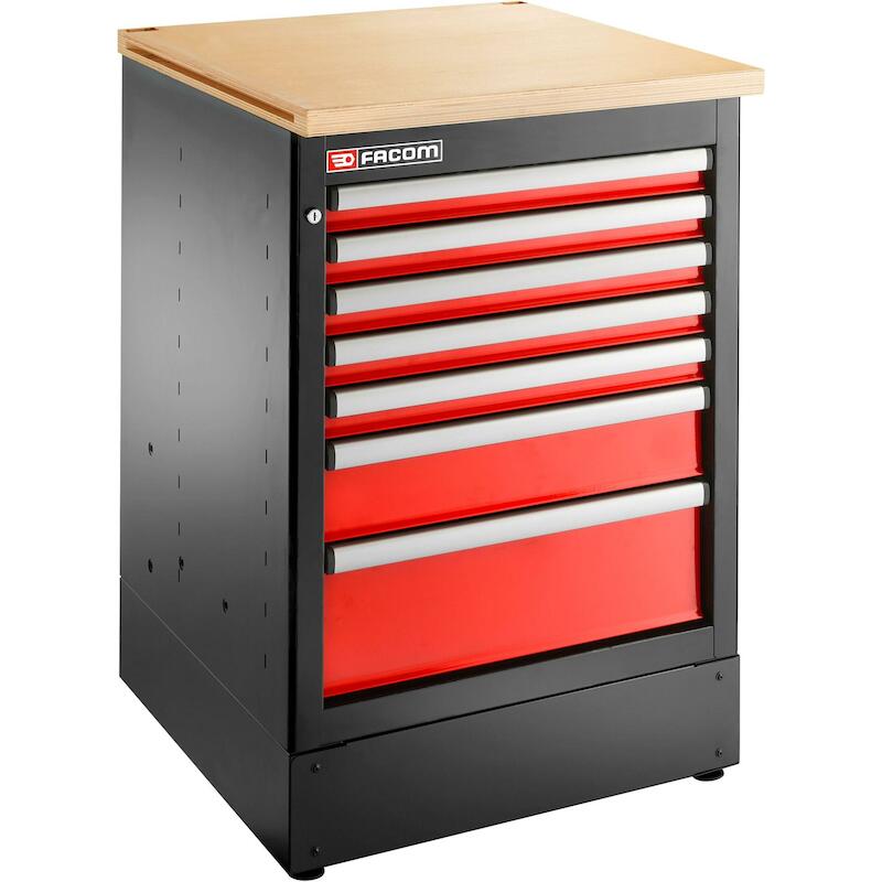 MEUBLE BAS 7 TIROIRS ROUGE  JLS3-MBS7T       FACOM