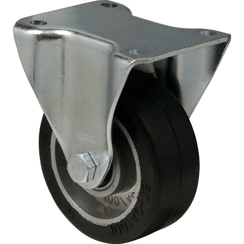 ROUE FIXE ALU/CAOUTCH.100MM FTAB 1002 6150 - 180KG