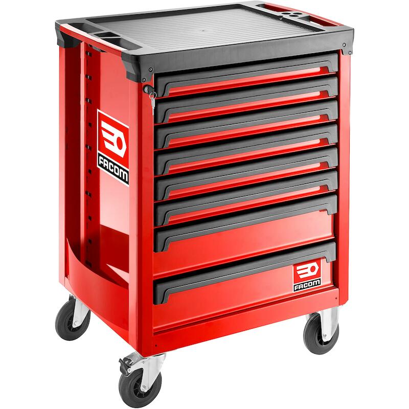 GEREEDSCHAPSWAGEN 8L. ROOD  ROLL.8M3A        FACOM