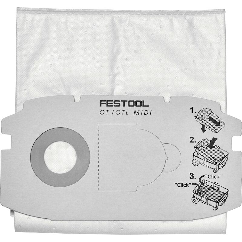 SELFCLEAN FILTERZAK SC FIS-CT MIDI/5 - 498411 - FESTOOL