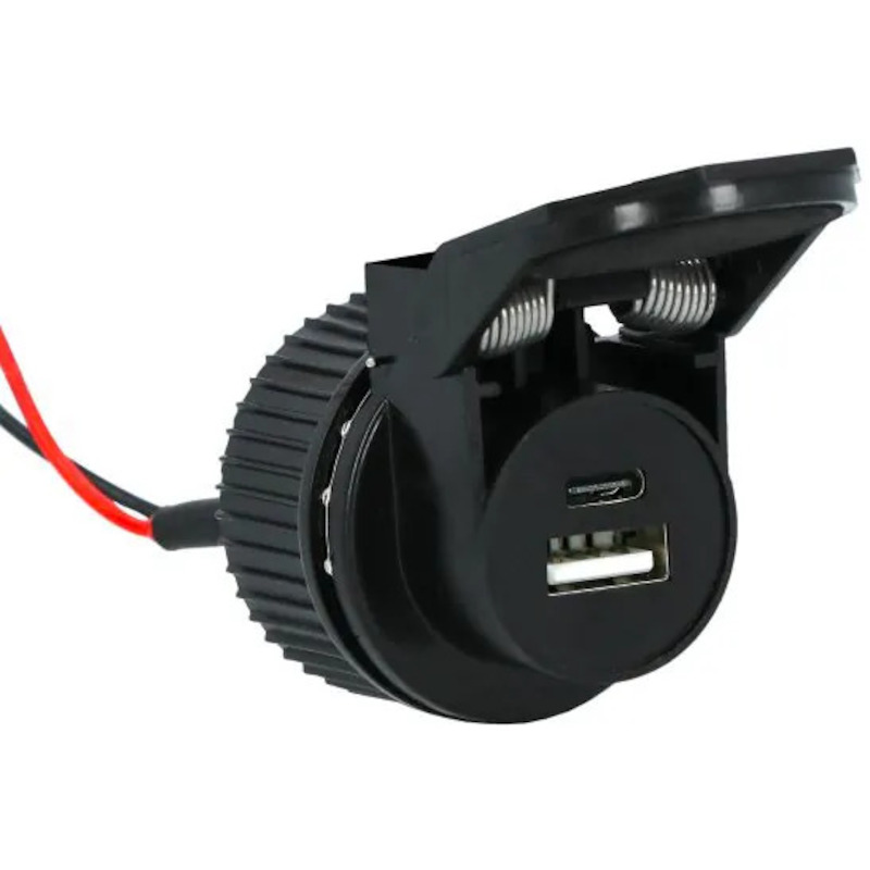 PRISE INTÉGRÉ 12-24V        0523492 USB-A + USB-C