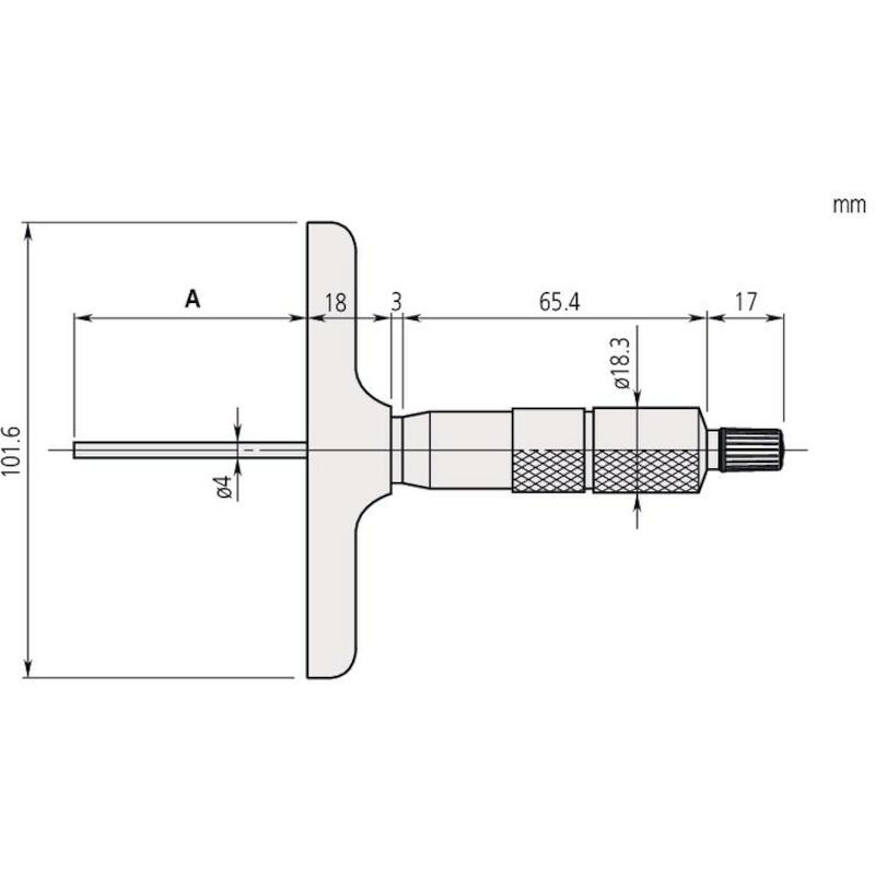JAUGE PROFONDEUR 0-12"      129-150 0,001"MITUTOYO