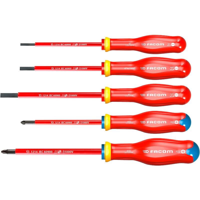 TOURNEVIS PROTWIST VDE      ATD.J5VE    (5PC)FACOM