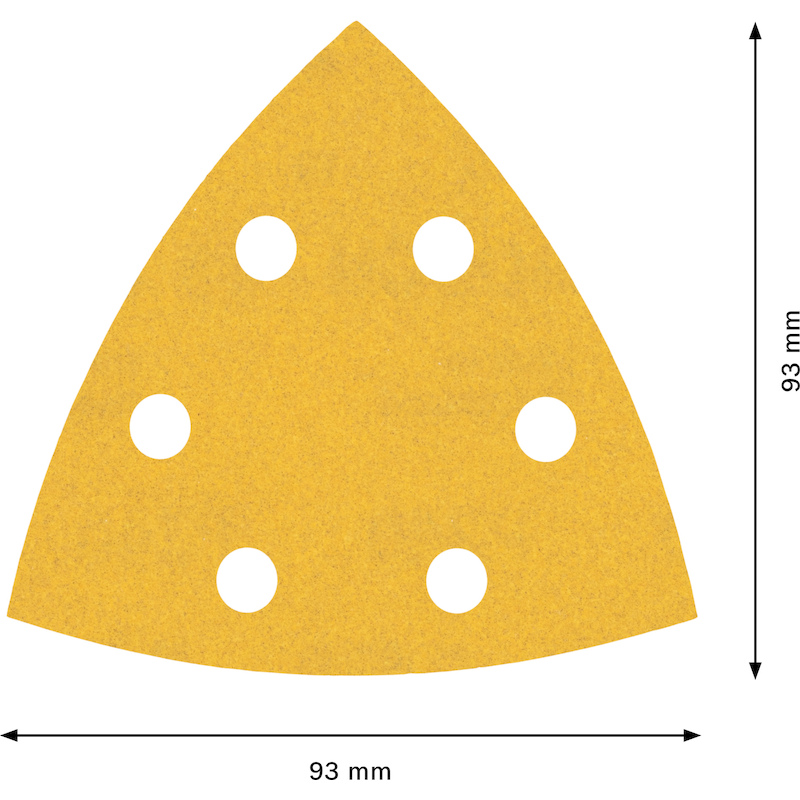 FEUIL.ABR.93 MM BOIS        2608900932 (50PC)P240