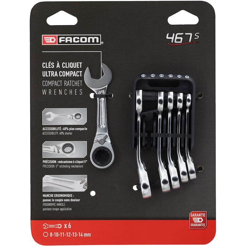 SET RINGSTEEKRATELSL. METR. 467BS.JP6PB (6ST)FACOM