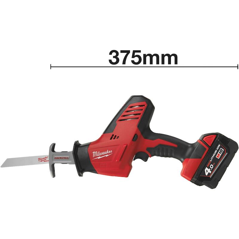 ACCU-RECIPROZAAG 18V/2X4AH  C18 HZ-402B  MILWAUKEE