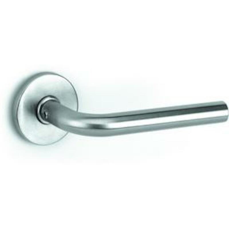 DEURKRUK/RONDE ROZET L INOX TL0101 16MM TONIC LINE