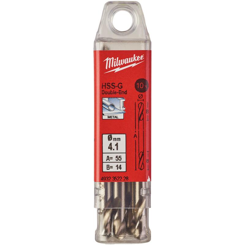 METAALBOOR HSS-G 4,1MM      4932352228(10ST)MILWAU