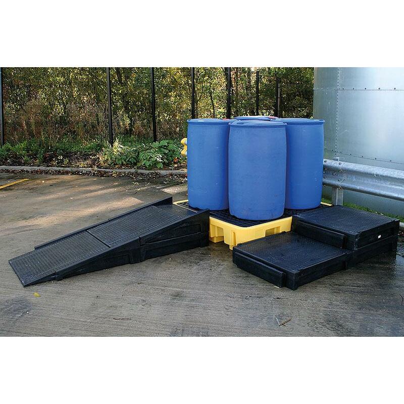 RAMPE NOIR                  1000X750X150MM PLASTIB
