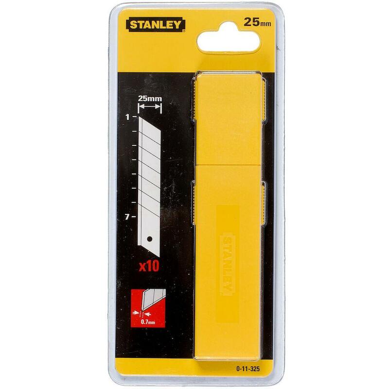 LAME DE CUTTER 25MM         0-11-325 (10PC)STANLEY