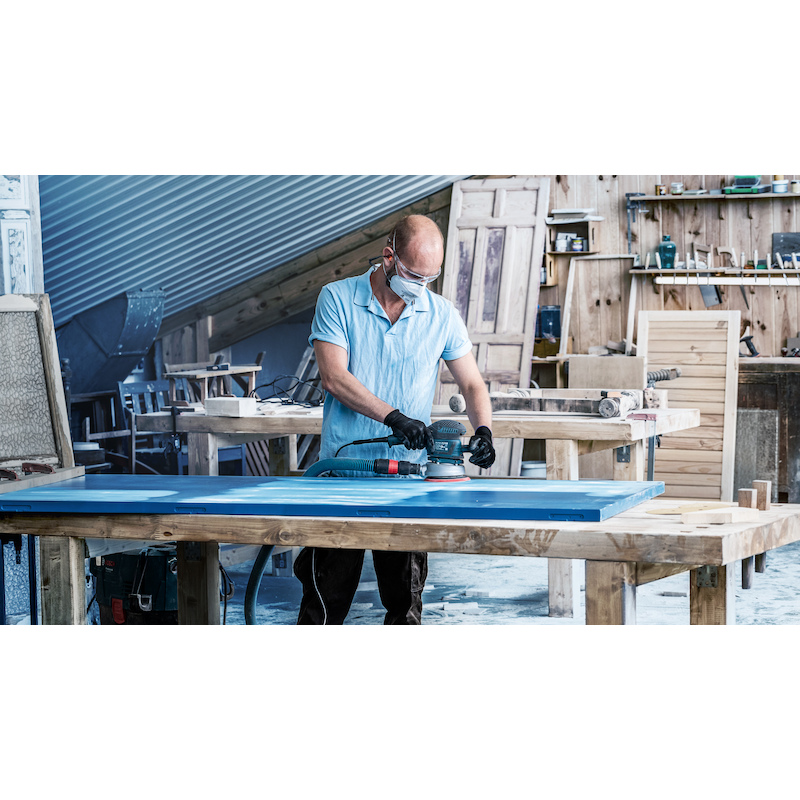 SET SCHUURVELL.HOUT 125 8G. 2608900812  (6ST)BOSCH