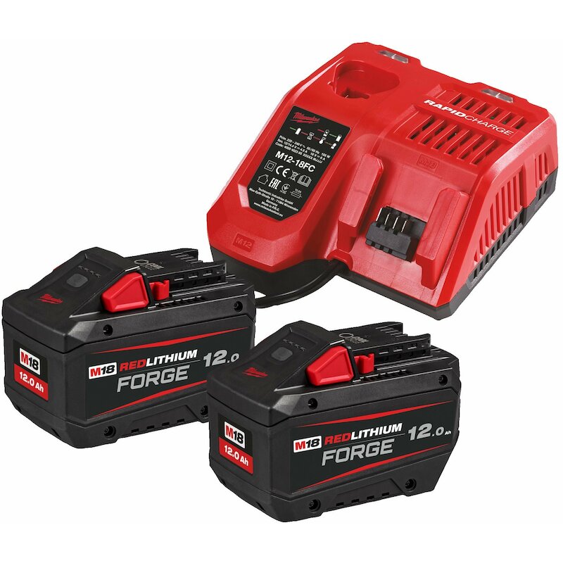 CHARGEUR+ACCU 18V/2X12AH    M18 FORGENRG-122   MIL