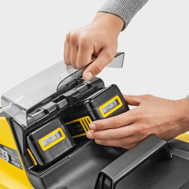 ACCUGRASMAAIER 18V/2X5AH    LMO 4-18       KARCHER