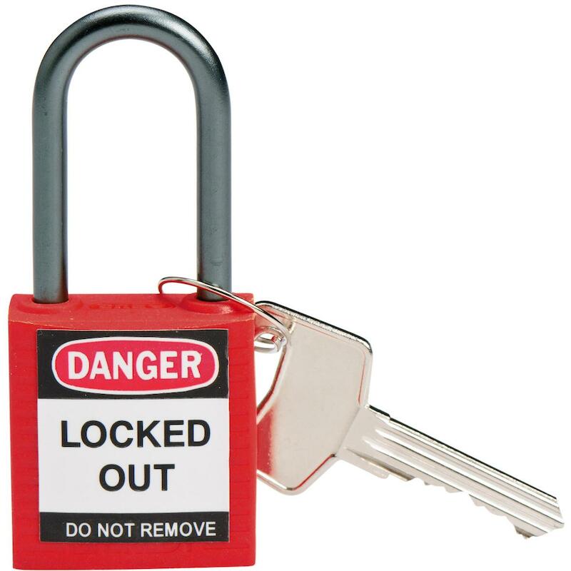 COMP SAFE PADLOCK 32MM SHA KD RED/6    BRADY   6ST