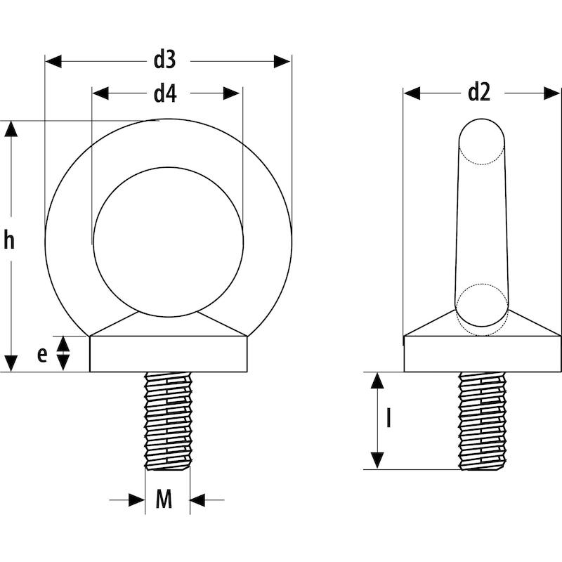 PITON HISSER GALVA M20      G8140 - 1200KG    REMA