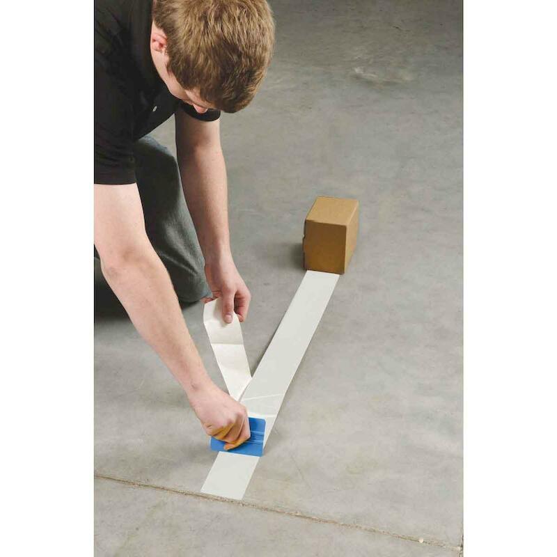 VLOERMARKERINGSTAPE - BRADY 104341 - WIT 76,2 MMX30 M