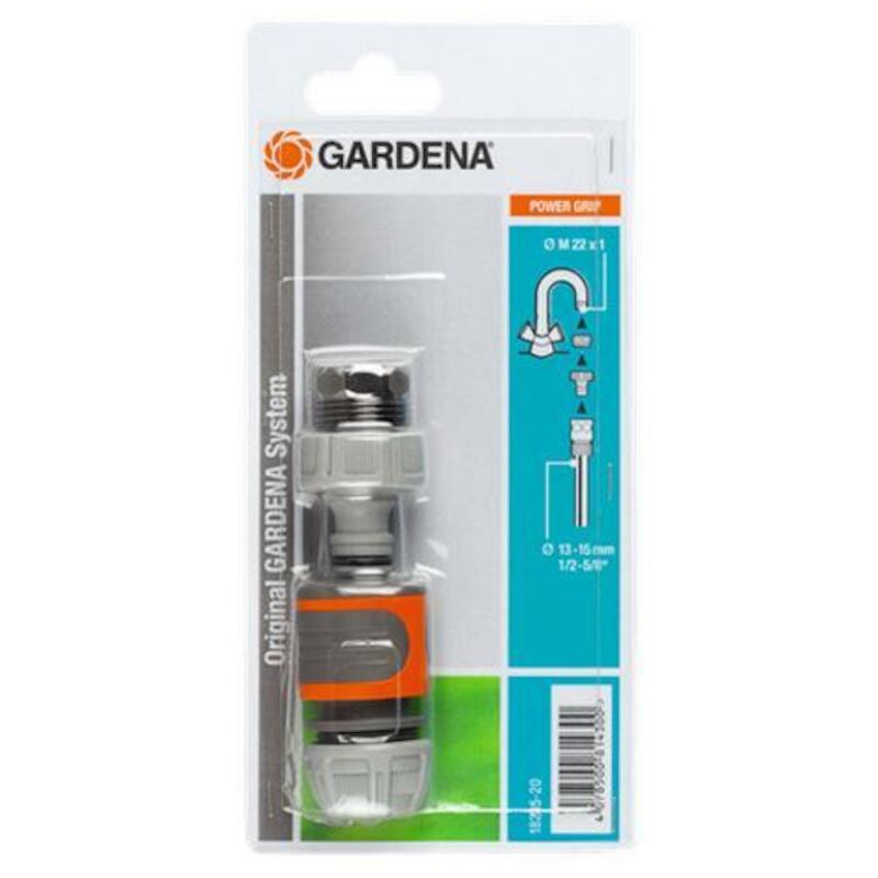Gardena - Aansluitset - 18285-20 - 13 mm (1/2") en 15 mm (5/8") - Kunststof - 02633679