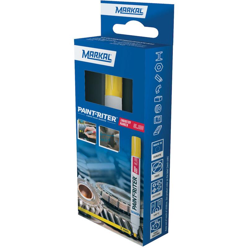 MARQUEUR PEINTURE JAUNE     SL100           MARKAL