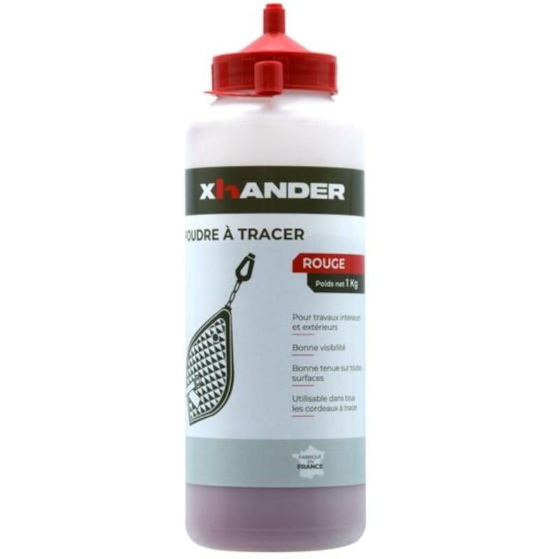 TRACEERPOEDER IN FLES 1 KG ROOD