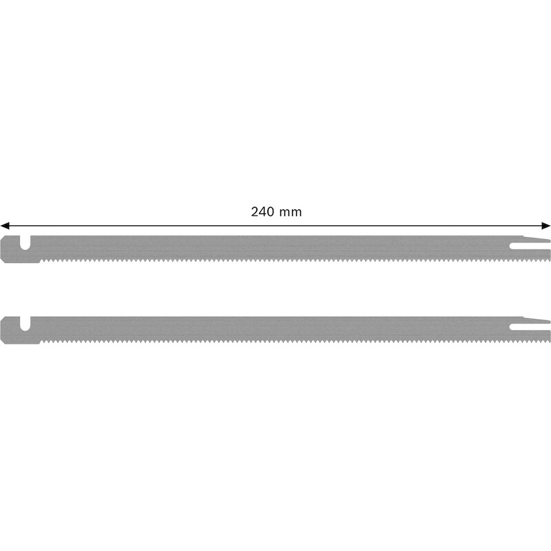 ZAAGBLADENSET 200MM MOUSSE  2607018011  (2ST)BOSCH