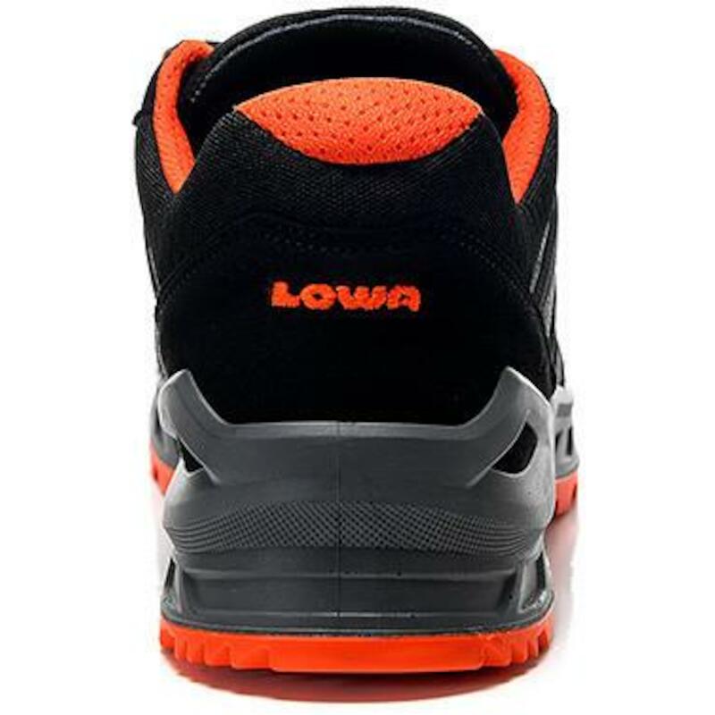 LAGE SCHOEN - LOWA LARROX WORK GTX - S3 ZWART EN ORANJE 41