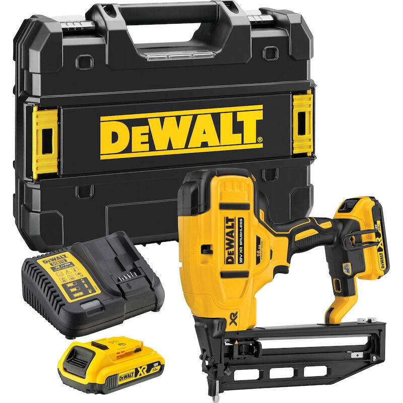 CLOUEUR/ACCU 18V/2X2AH 16GA DCN662D2 (TSTAK)DEWALT
