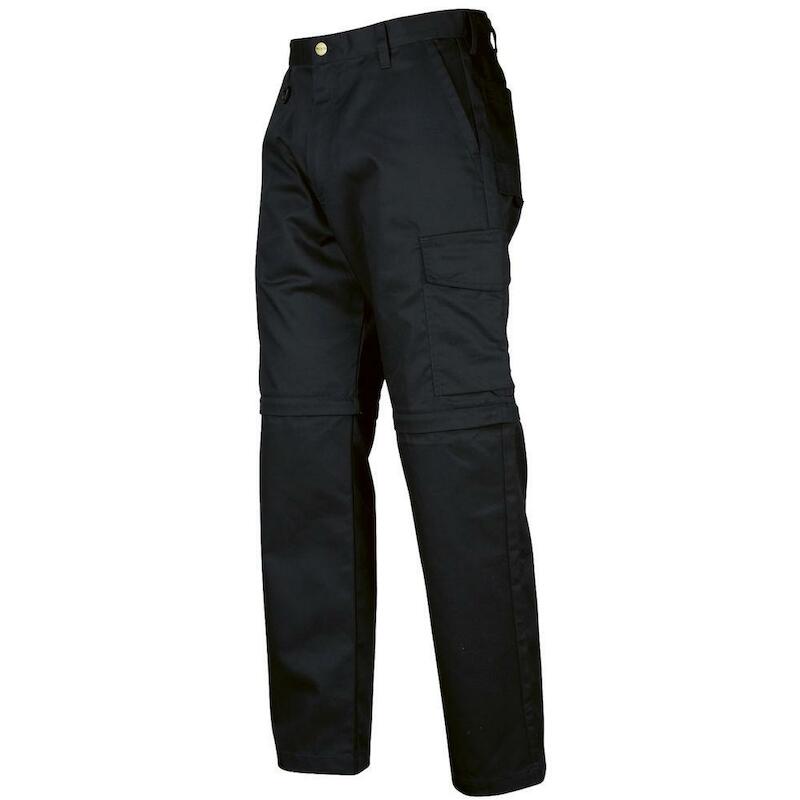 PANT.PES/COTTON CONVERTIBLE 2502 NOIR   C56 PROJOB