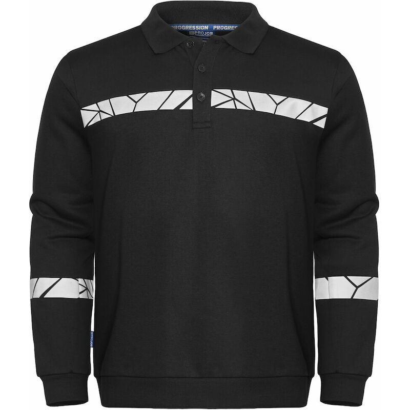 SWEATSHIRT POLO             7100 NOIR   4XL PROJOB
