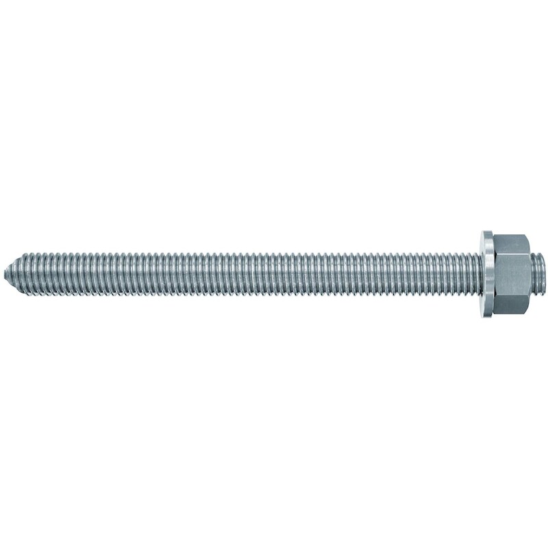 TIGE FILETÉE AVEC ECROU     RG M - 30 X 380 ZN /65