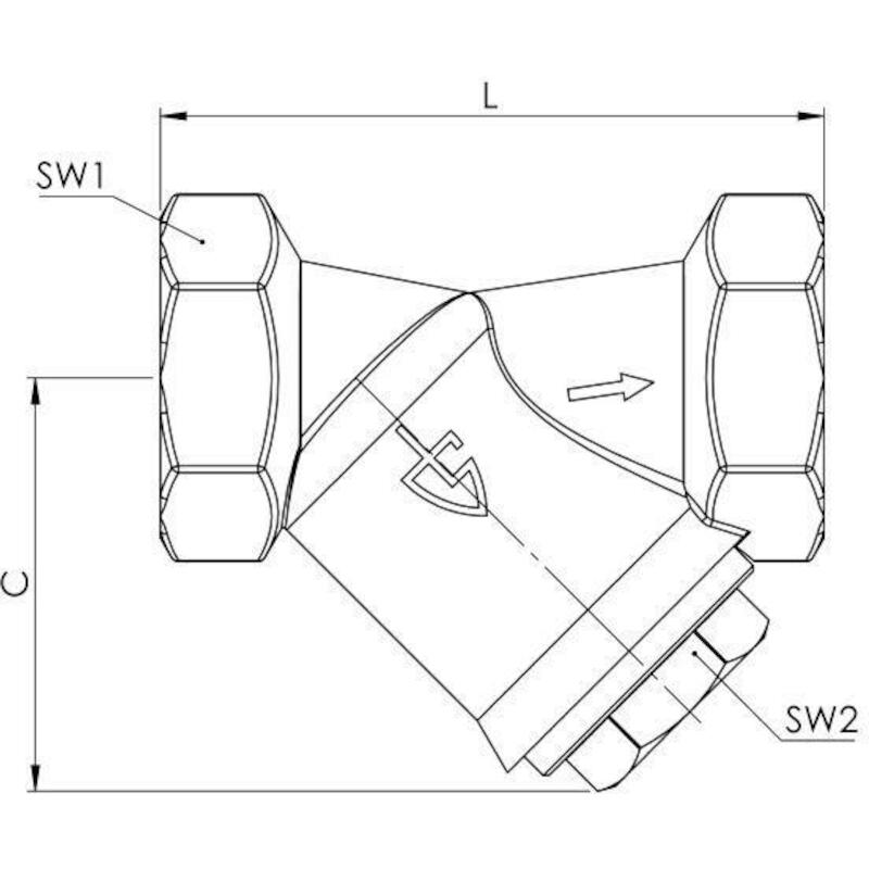 VUILVANGER 3/4"      SCHFR.G34.MW0,25