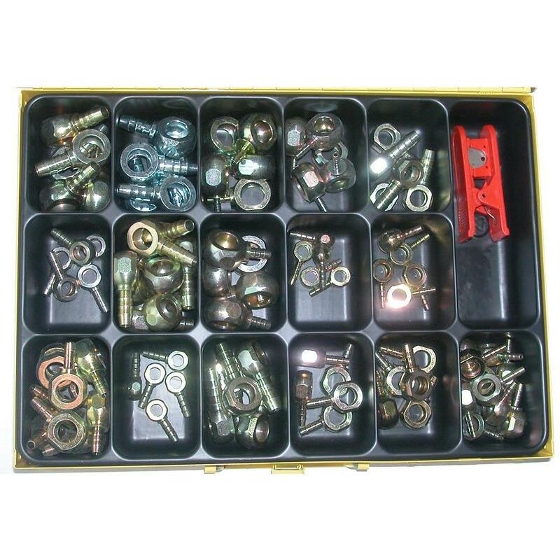 ASSORTMENT BANJO KOPPELINGEN VR PA SLANG - 96ST