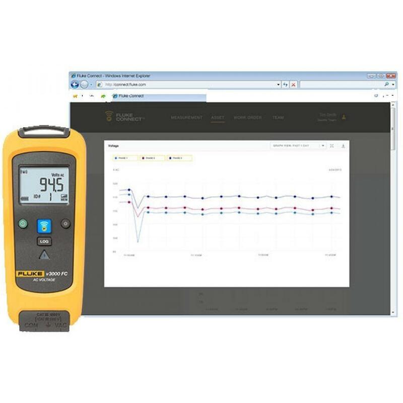 SPANNINGSMETER DIG.WIRELESS FLK-V3000FC 2XAA FLUKE