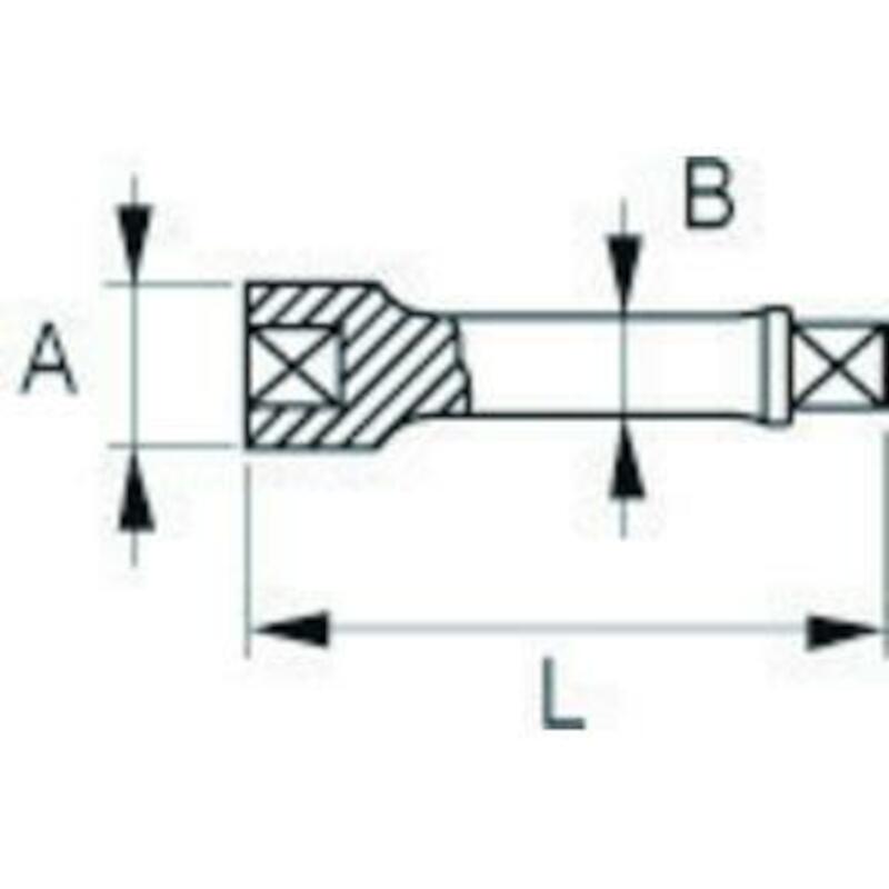 VERLENGSTUK 1/2"            8160-5 (L=125MM) BAHCO
