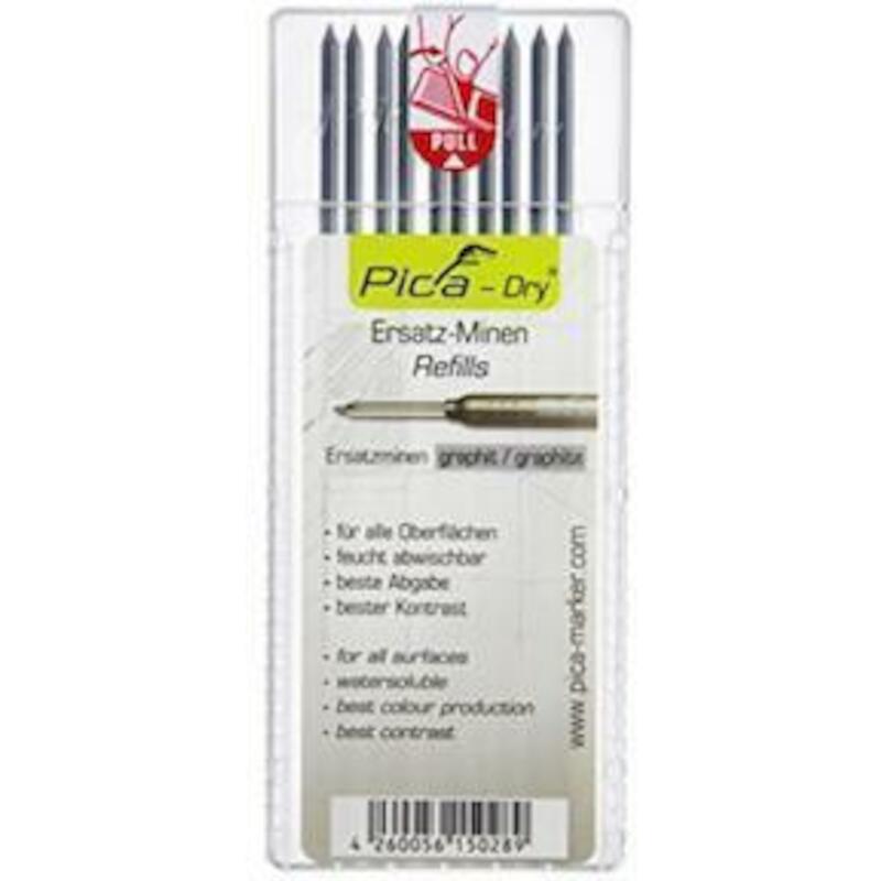 REFIL PICA DRY GRIS         4030        (10PC)PICA
