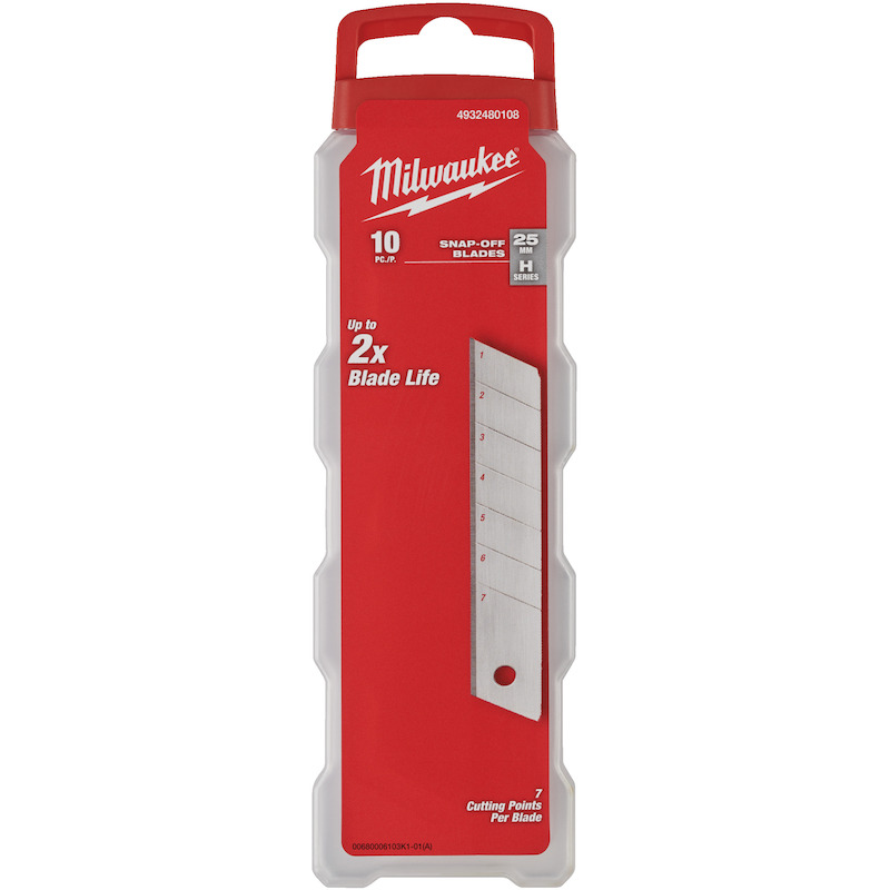 SCHUIFMESJE 25MM            4932480108 (10ST) MILW